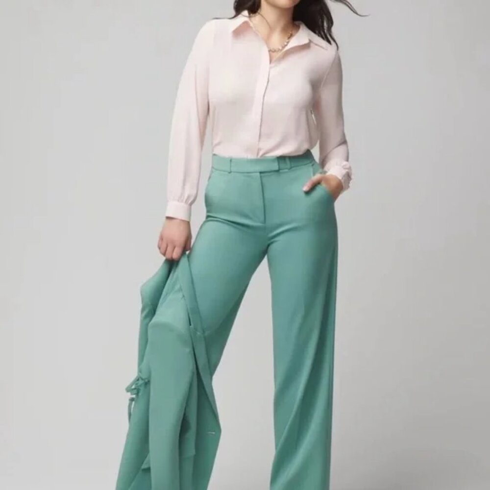 White House Black Market Luna Wide Leg Trousers